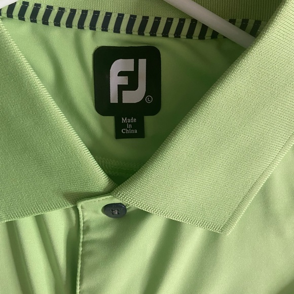 Large green golf polo - Picture 2 of 2